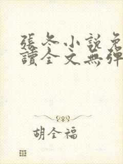 张冬小说免费阅读全文无弹窗封面