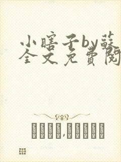 小瞎子by苏软全文免费阅读
