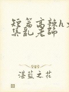 短篇高辣h文合集乱老师封面