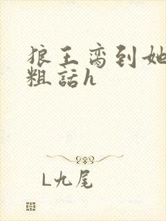 狼王脔到她乖h粗话h封面