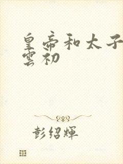 皇帝和太子妃h云初