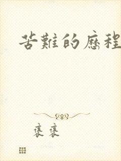 苦难的历程封面