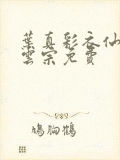 叶真彩衣仙子齐云宗免费封面
