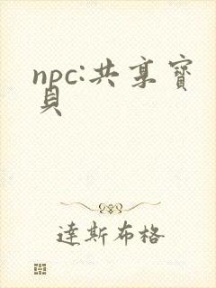 npc:共享宝贝封面