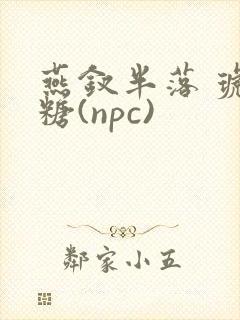 燕钗半落 琥珀糖(npc)