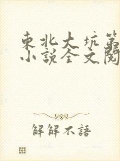 东北大坑第二部小说全文阅读
