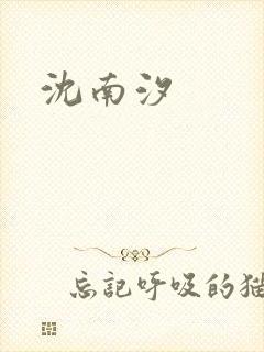 沈南汐