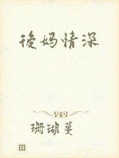 后妈情深封面