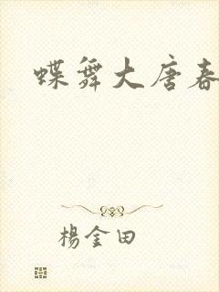 蝶舞大唐春