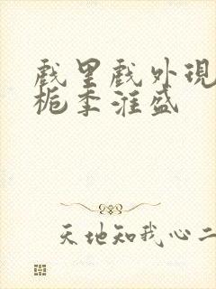 戏里戏外现场林栀季淮盛封面