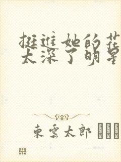 挺进她的花苞啊太深了明星小说封面
