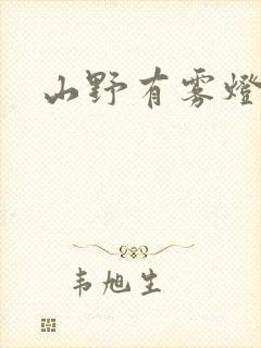 山野有雾灯