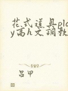 花式道具play高h文调教封面