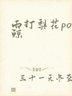 雨打梨花po问鲸
