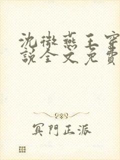 沈微燕王穿越小说全文免费阅读