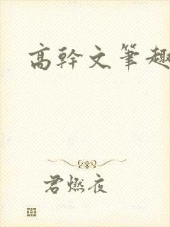 高干文笔趣阁