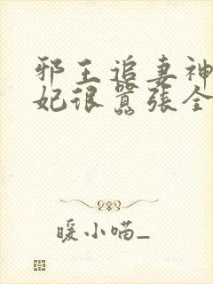 邪王追妻神医狂妃很嚣张全文免费