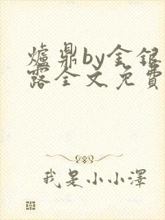 炉鼎by金银花露全文免费阅读笔趣阁