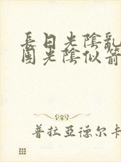 长日光阴乱作一团光阴似箭时渺渺笔趣封面