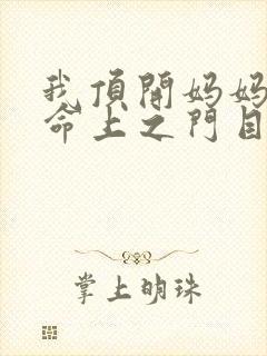 我顶开妈妈的生命上之门目录