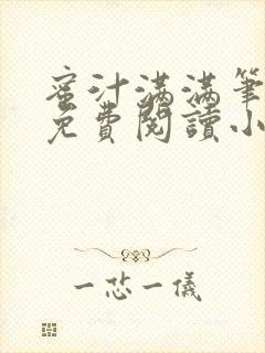 蜜汁满满笔趣阁免费阅读小说