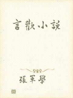 言欢小说封面