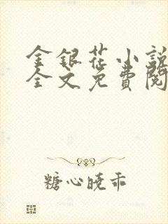 金银花小说在线全文免费阅读