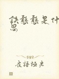 铁憨憨是什么意思