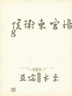 侯卫东官场笔记8