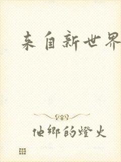 来自新世界小说封面