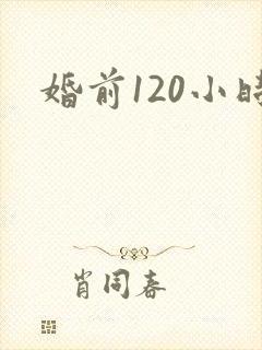 婚前120小时