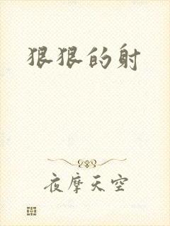 狠狠的射