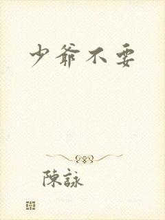 少爷不要