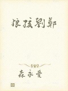 狼孩刘郑封面