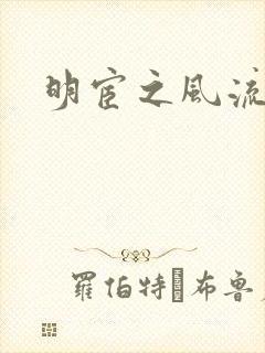 明宦之风流无边
