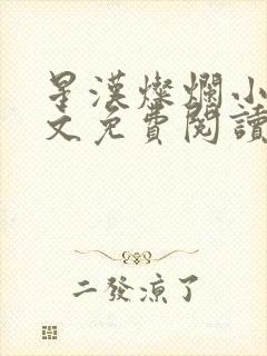 星汉灿烂小说全文免费阅读