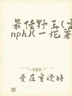 最佳野王(电竞nph)(一坨薯饼)_无拼音封面