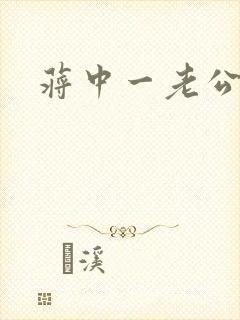 蒋中一老公