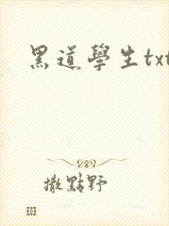 黑道学生txt封面