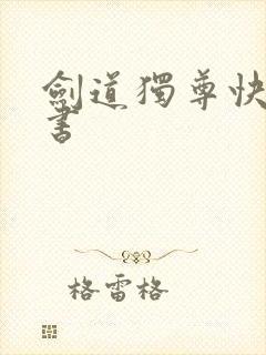 剑道独尊快眼看书封面