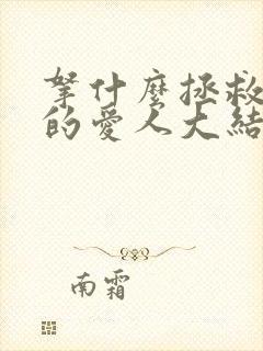 拿什么拯救你我的爱人大结局