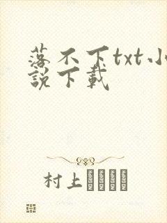 落不下txt小说下载封面