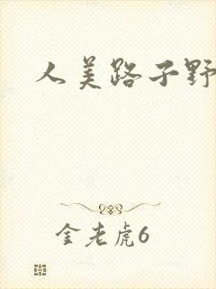 人美路子野封面