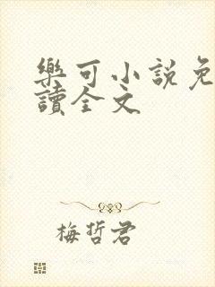 乐可小说免费阅读全文