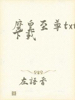 魔皇至尊txt下载封面
