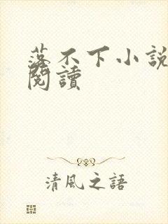 落不下小说全文阅读