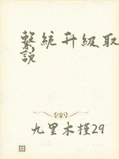 系统升级取液小说封面