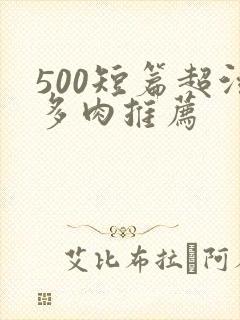 500短篇超污多肉推荐封面