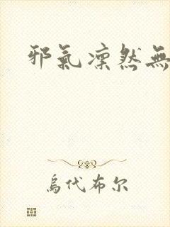 邪气凛然无弹窗