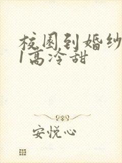 校园到婚纱1V1高冷甜
